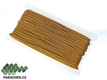 Paracord 550 - karta 25m GOLD DIAMONDS REVERSED