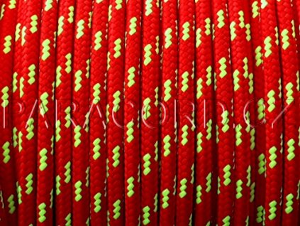 PES lano 5mm - červená