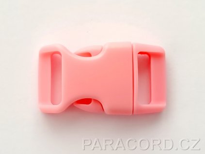 spona trojzubec - růžová (16mm)