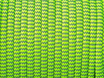 Paracord 550 - SUPER REFLECTIVE NEON YELLOW WAVE