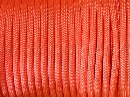 paracord 750 metráž neon oranžová