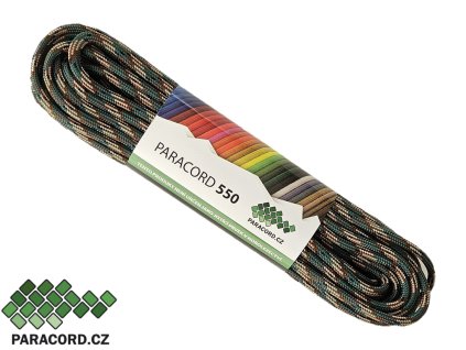 PARACORD 550 svazek 10m woodland