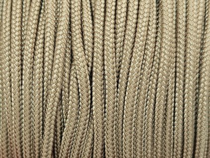 paracord 425 prodej na metráž zelenohnědá