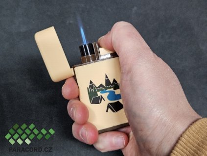 paracord plamenomet zapalovač camping