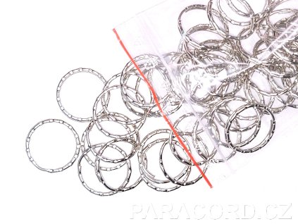 Klíčový kroužek - ozdobný 24mm (balíček 50ks)