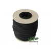 Paracord 100 - špulka 50m ČERNÁ