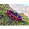Survival paracord náramek RED SHARK