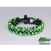 paracord surival náramek green shark a