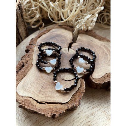 Prsten Srdce z perleti