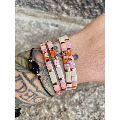 Náramek Miyuki Tila cákance