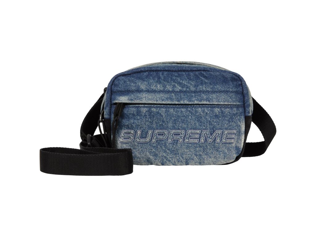 バッグ Denim Shoulder Bag Washed Indigo Denim Shoulder Bag - Shop - Supreme