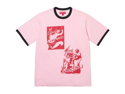 Tričko Jane's Addiction Ringer Tee : Pink supreme1