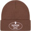Crest Beanie brown