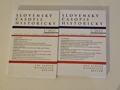 Slovenský časopis historický 1/2021+1/2022