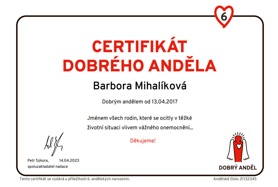 certifikát