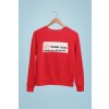 crewneck sweatshirt mockup on a wooden hanger 27729