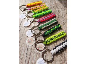 Klíčenka malá PARACORD  Ideální doplněk pro klíče, batoh nebo outdoor vybavení