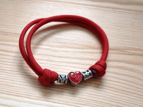Náramek se srdcem