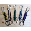 Klíčenka velká PARACORD  Prodáno přes 2.500 kusů. Ručně pletená, odolná a praktická.