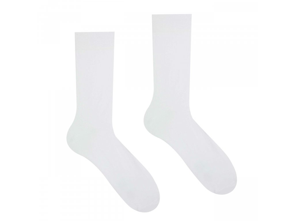 Klasik ponožky biele