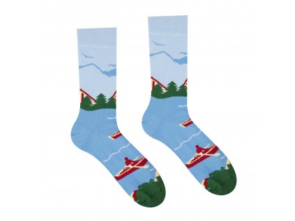 Veselé ponožky Vysoké Tatry - Štrbské pleso