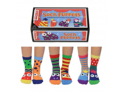Detské veselé ponožky The Sock Puppets veľ.: 27-30