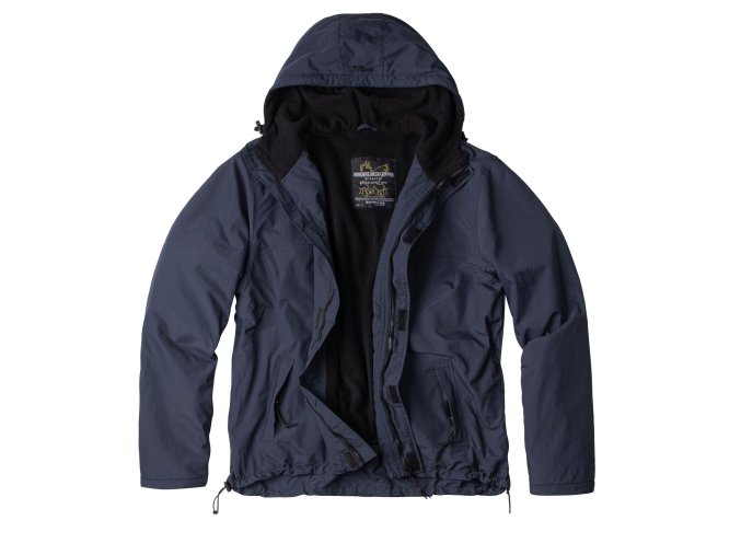 Bunda WINDBREAKER ZIPPER MODRÁ NAVY (velikost S)