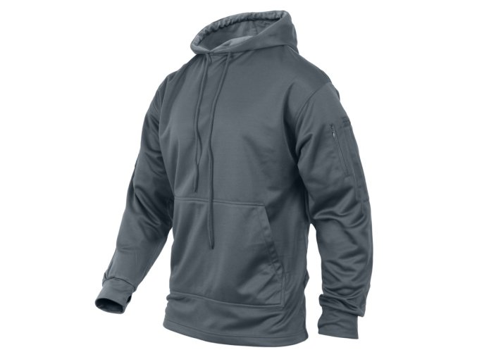 Mikina CONCEALED CARRY s kapucí ŠEDÁ (velikost 3XL)