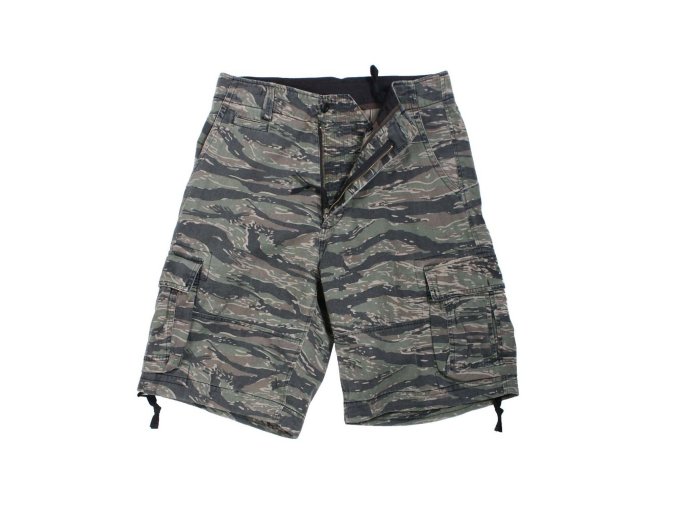 Kraťasy VINTAGE INFANTRY UTILITY TIGER STRIPE CAMO (velikost L)