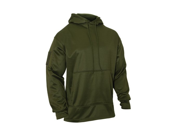 Mikina CONCEALED CARRY s kapucí ZELENÁ (velikost 3XL)