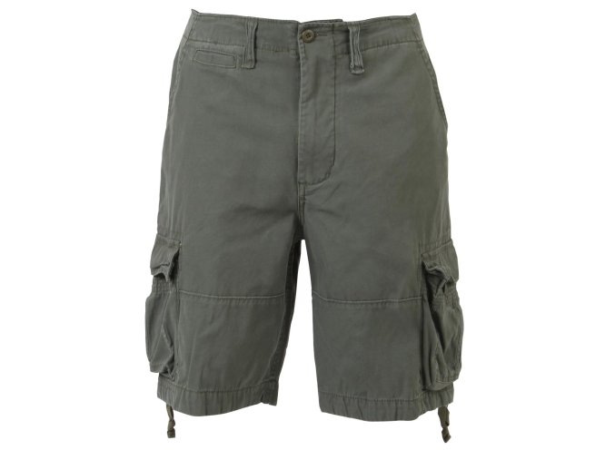 Kraťasy VINTAGE INFANTRY UTILITY ZELENÉ (velikost 3XL)