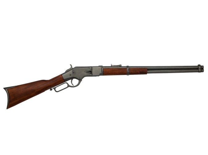 Replika puška Winchester 66, nikl, USA 1886