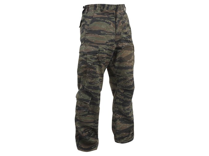 Kalhoty VINTAGE PARATROOPER TIGER STRIPE CAMO (velikost L)