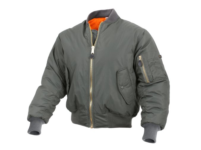 Bunda bomber ENHANCED MA1 FLIGHT SAGE (velikost 3XL)