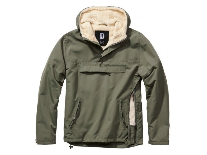 Bunda WINDBREAKER SHERPA ZELENÁ