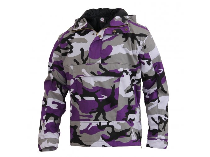 Bunda s kapucí PARKA US VIOLET CAMO vel.L