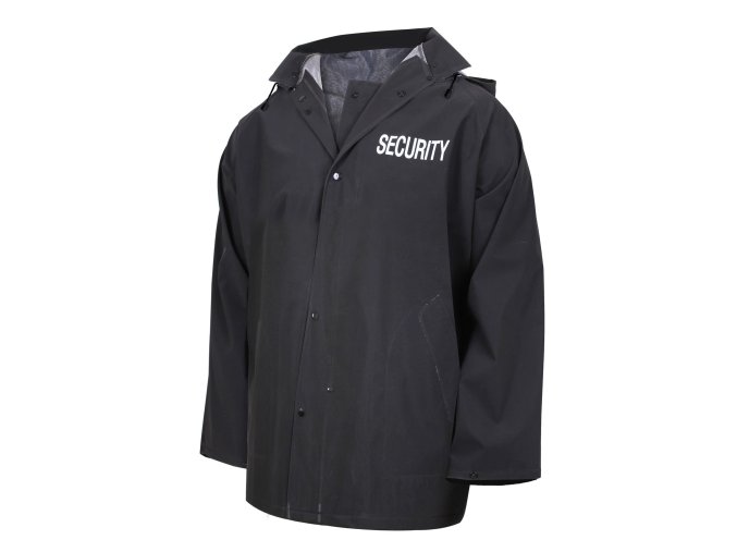 Bunda do deště SECURITY ČERNÁ (velikost 3XL)