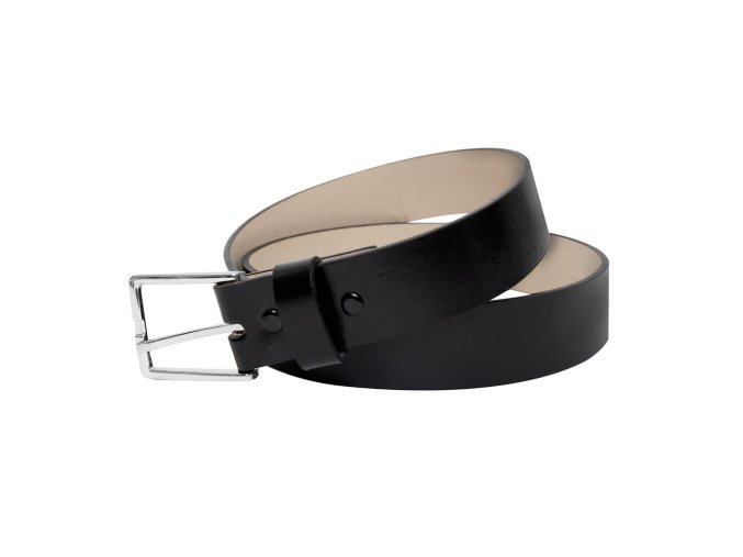 Opasek k uniformě GARRISON kožený ČERNÝ 1 3/4'' (velikost 80)