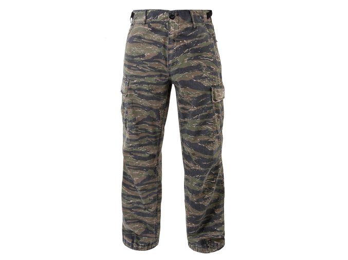 Kalhoty VINTAGE VIETNAM ERA TIGER STRIPE CAMO (velikost 3XL)