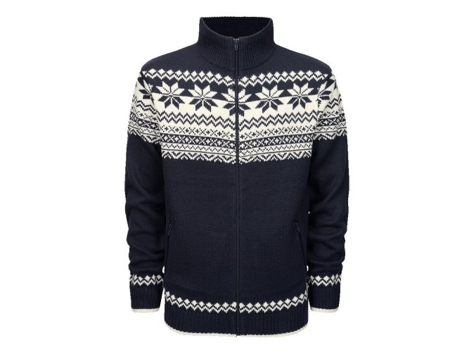 Svetr NORVEGER MODRÝ (velikost 3XL)