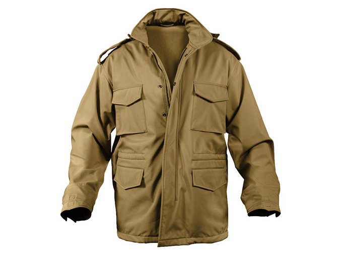 Bunda US M65 SOFTSHELL COYOTE (velikost L)
