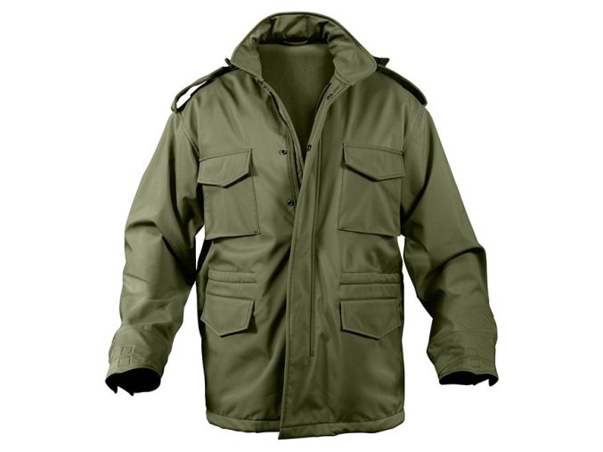 Bunda US M65 SOFTSHELL ZELENÁ (velikost 3XL)