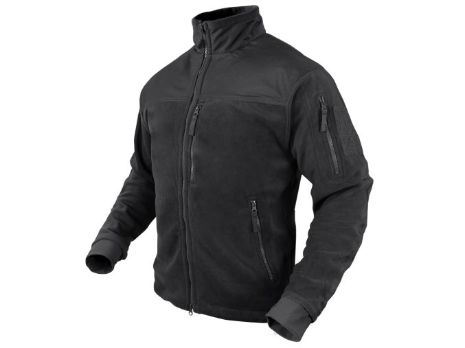 Bunda ALPHA MICRO FLEECE ČERNÁ (velikost 3XL)