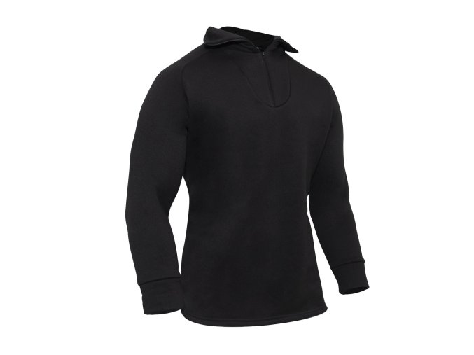 Triko funkční US ECWCS se zipem ČERNÉ (velikost 3XL)