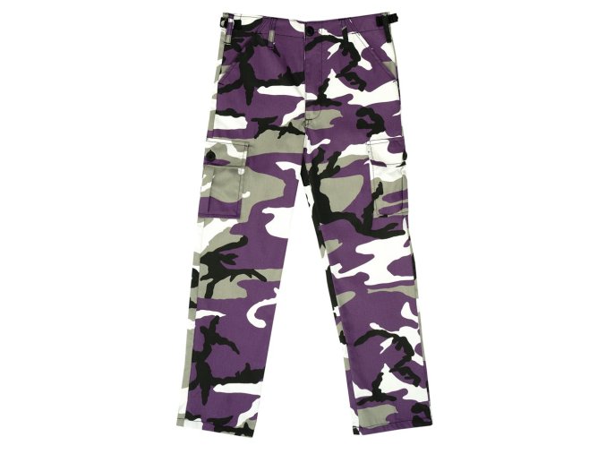 Kalhoty dětské BDU VIOLET CAMO (velikost L)