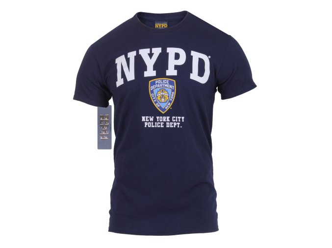 Triko NYPD policie MODRÉ (velikost L)