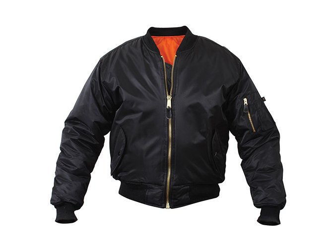 Bunda ULTRA FORCE MA1 FLIGHT ČERNÁ (velikost 10XL)