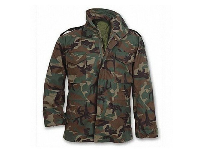 Bunda US M65 s vložkou WOODLAND (velikost 3XL)