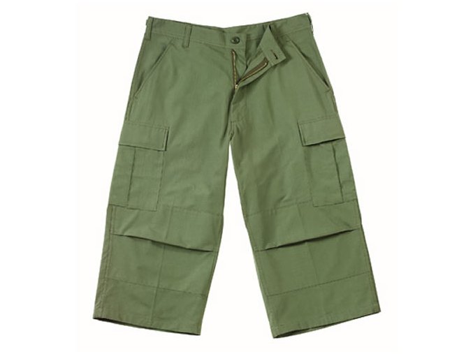 Kraťasy 3/4 BDU ZELENÉ (velikost XXL)