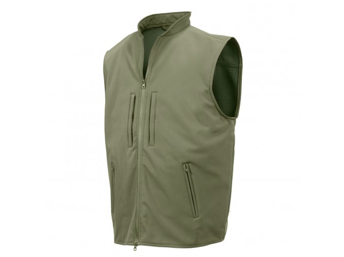 Vesta CONCEALED CARRY softshell ZELENÁ vel.L